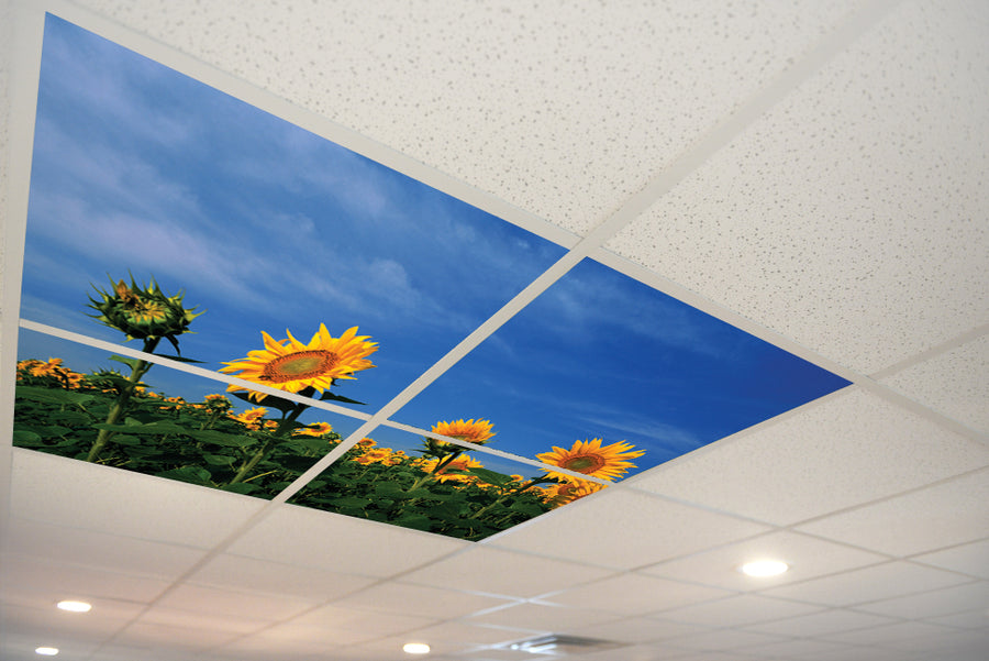 1088 Azulejo de techo floral
