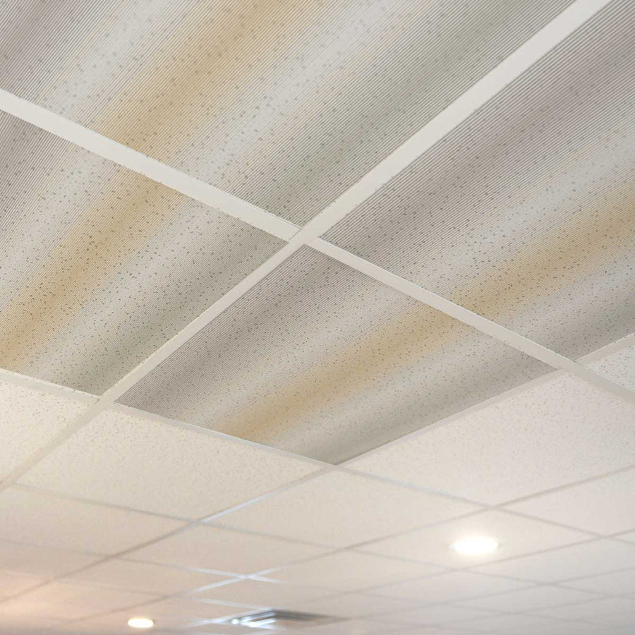Azulejo de techo con patrón lineal Ombre P535