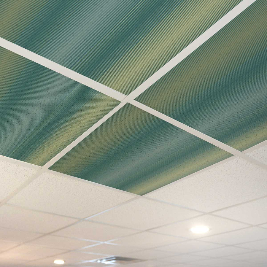 Azulejo de techo con patrón lineal Ombre P535