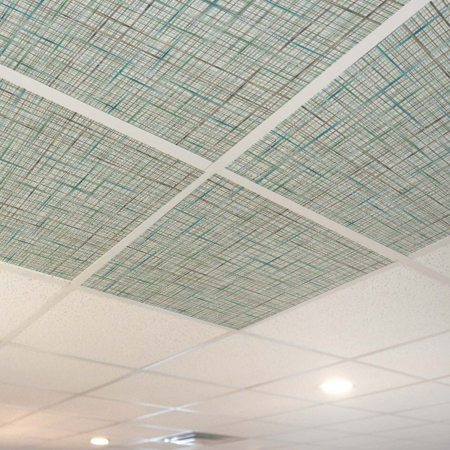 Azulejo de techo con patrón tejido P1919