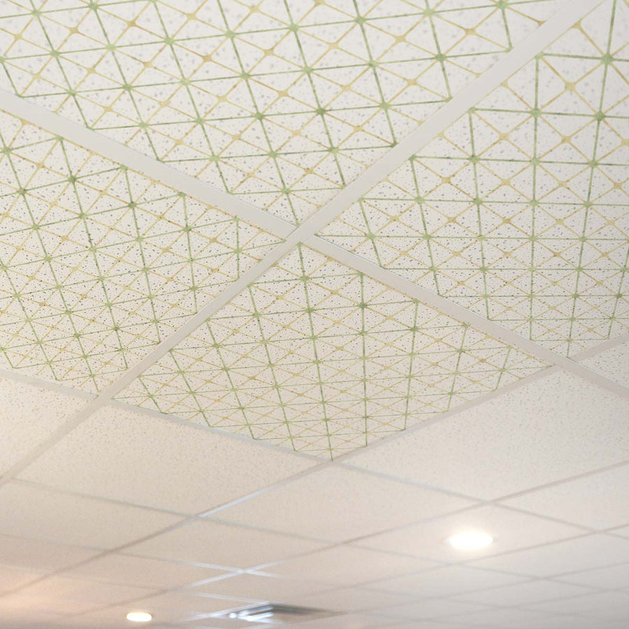 Diagonal Lattice Pattern P52 Ceiling Tile