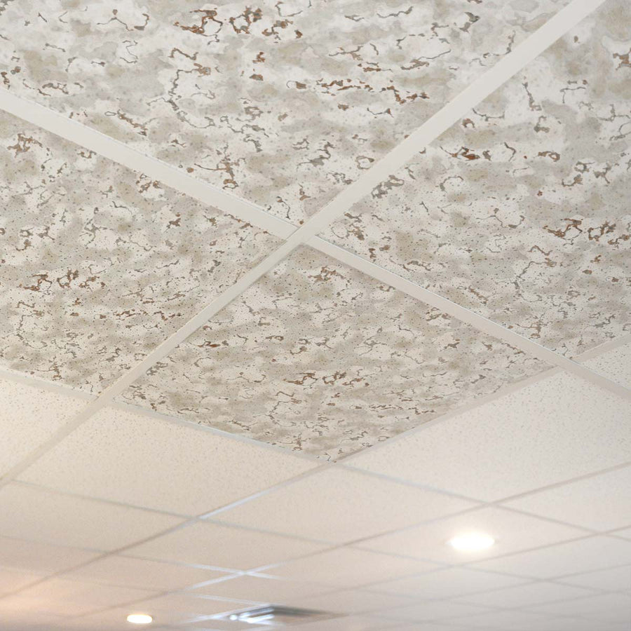 Carrara Marble Pattern P553 Ceiling Tile
