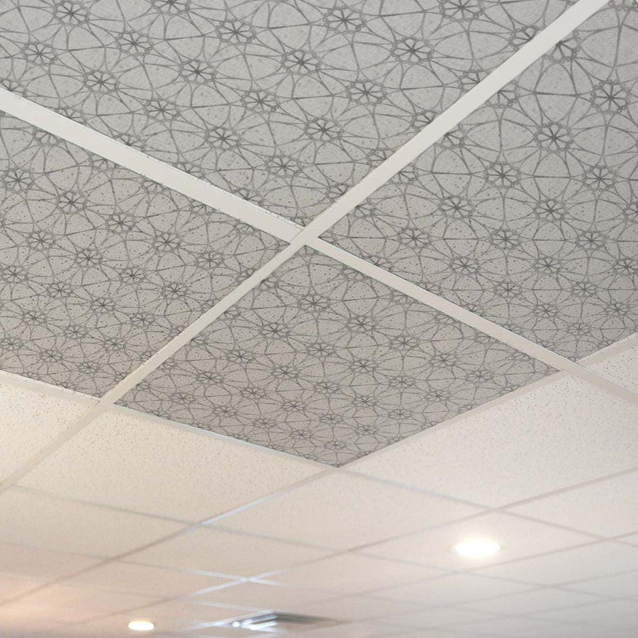 Azulejo de techo con patrón hipotrocoide P71